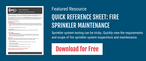 CTA Fire Sprinkler Maintenance Resource-3